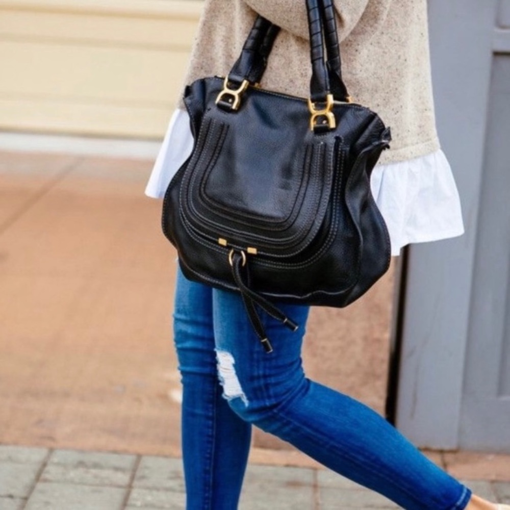 Authentic Chloe Marcie Satchel - Large